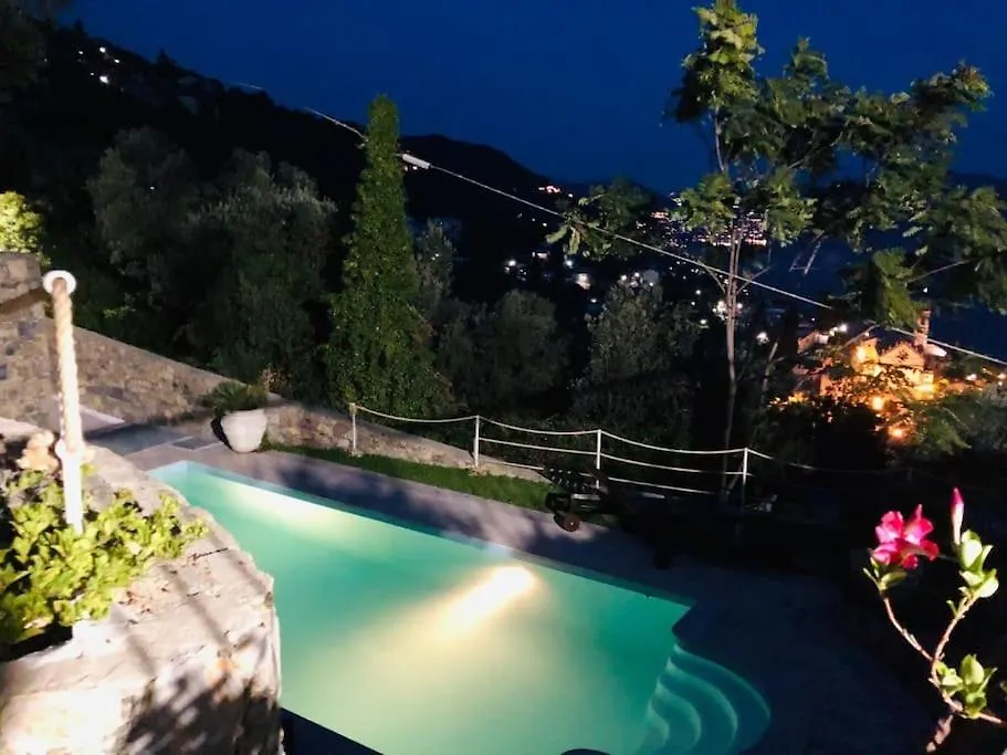 Sea South Front Property1/2Acre.Gardens Pool Hydro Pieve Ligure Willa